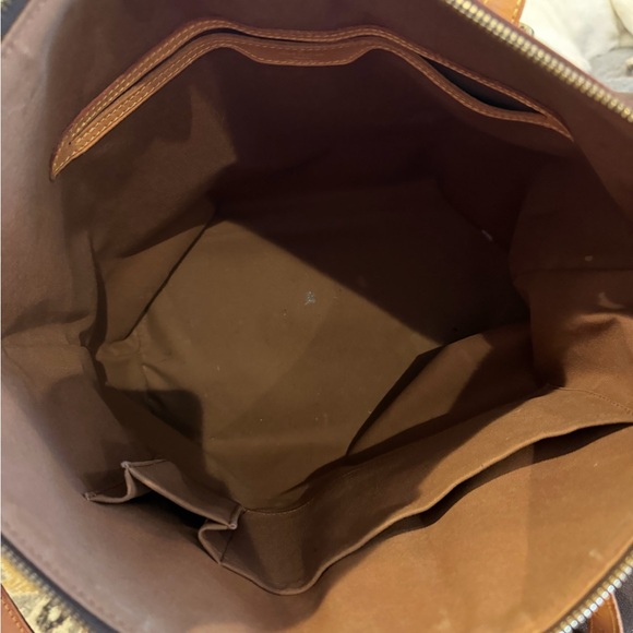 Louis Vuitton Dark Brown Monogram Tote - Picture 4 of 12